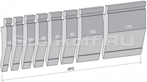 Пуансон для листогибочных прессов TOP.175-75-R08/FA