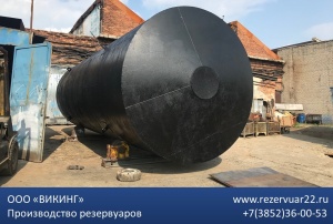 Резервуар горизонтальный стальной (РГСН, РГСП) от производителя