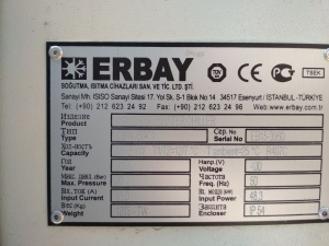 Компактный охладитель воды EBHV 60Y.1 Чиллер Ангара