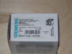 Вспомогательный контактор Siemens SIRIUS 3RH1122-1AF00