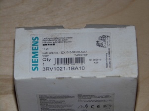 Автоматический выключатель Siemens Sirius 3RV1021-1BA10