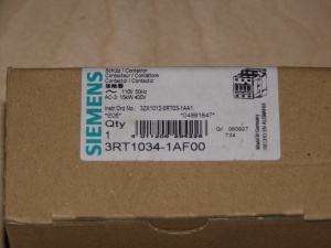 Контактор Siemens Sirius 3RT1034-1AF00