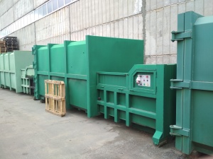 Пресс компактор для мусора и отходов