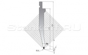 Пуансон прямого типа TOP.205-26-R08/R/T