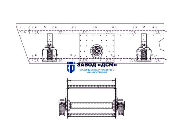 Грохот инерционный тяжелый ГДСМТ-51 (ГИТ-51)