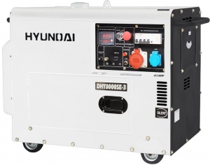 Дизельный генератор Hyndai DHY 8500SE-3