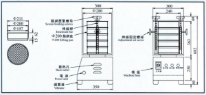 Вибросито лабораторное GY-200