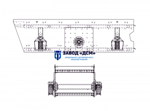 Грохот инерционный легкий ГДСМС-73 (ГИС-73)