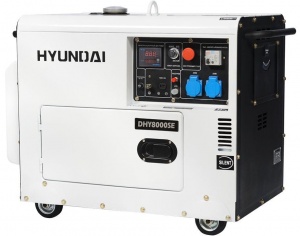 Дизельный генератор Hyndai DHY 8000SE