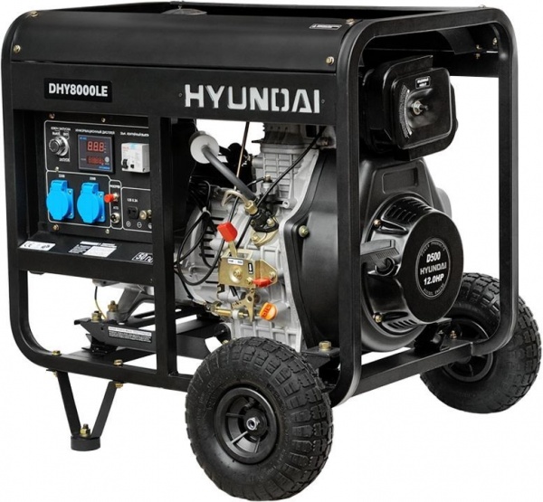 Дизельный генератор Hyndai DHY 8000LE