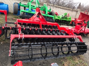 Борона дисковая TIGER 2,5 с планчатым катком (Польша,Strumyk)