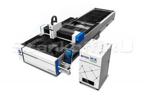 Оптоволоконный лазер по металлу тяжелой серии со сменным столом TC-E3015/4000 Raycus