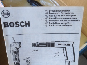 Резьборез -шуруповерт BOSCH арт: 0607 453 416