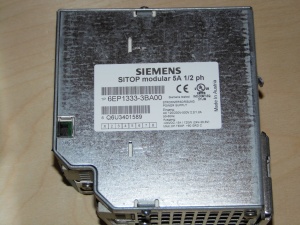 Стабилизированный блок питания SIEMENS SITOP Modular 5A 1/2 ph (6EP1333-3BA00)