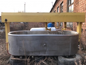 Сырная ванна, сыроварня 2500 литров