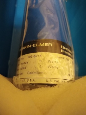 Perkin-elmer Electrodeless Discharge Lamp