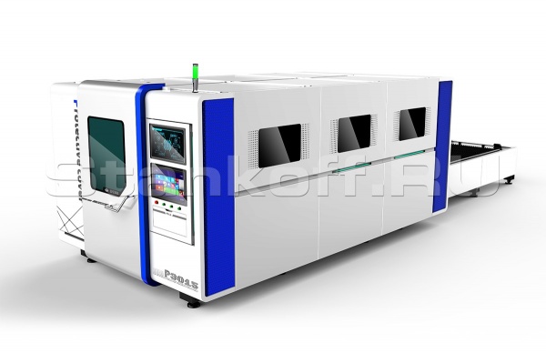 Волоконный лазерный станок закрытого типа для резки металла TC-P3015/3000 IPG