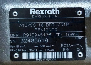 Насос гидравлический Bosch Rexroth A10VSO (Германия)