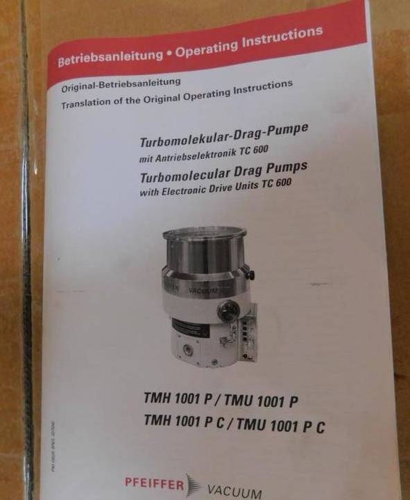 вакуумный насос Pfeiffer TMH1001 P (турбомолекулярный )