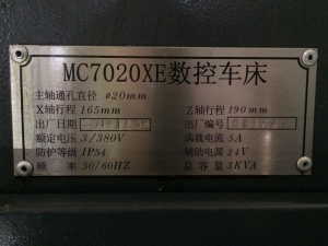 Токарный станок MC7020XE с чпу с подачей прутка