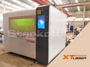 Оптоволоконный лазерный станок для резки металла XTC-F1309S/1500 Raycus
