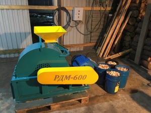 Дробилка древесины РДМ-600 для калиброванной щепы