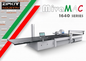 Автоматический конвейерный раскройный комплекс MivaMAC серия 1640 (поле 160х400 см) Италия