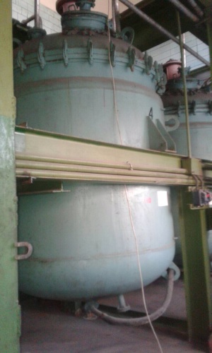 Реактор СЭРН эмалированный 6,3 м.куб. химический