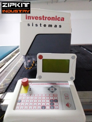 Автоматический конвейерный раскройный комплекс для раскроя рулонных материалов Investronica Daimond Испания