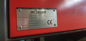 Дробометная линия / установка Rosler Реслер RBB 16/5 S 4 турбины 1600 x 500 mm 5328 = Mach4metal