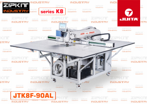 Программируемая швейная машина JUITA JTK8F-90AL ("двойной ремень" опция нож 130х85 см)