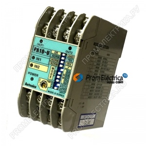 PA10-U Autonics Блок питания и контроля состояния датчиков, 82х76х38 мм, вх. таймеры, 110/220VAC
