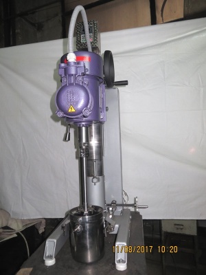 Лабораторная установка совмещенного типа: диссольвер + бисерная мельница