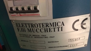 Формовочная машина Mucchetti Elettroterm