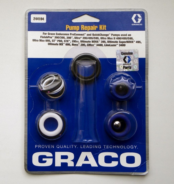 Ремкомплект Graco 244194 для окрасочного аппарата Graco