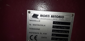 каландровый термопресс Monti Antonio Mod.91