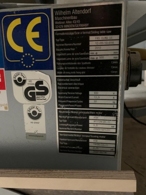 Форматно-раскроечный станок Altendorf F45 Elmo 2