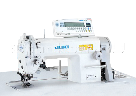 Прямострочная промышленная швейная машина с игольным продвижением и ножом обрезки края материала JUKI DMN-5420NFA-7/AK85