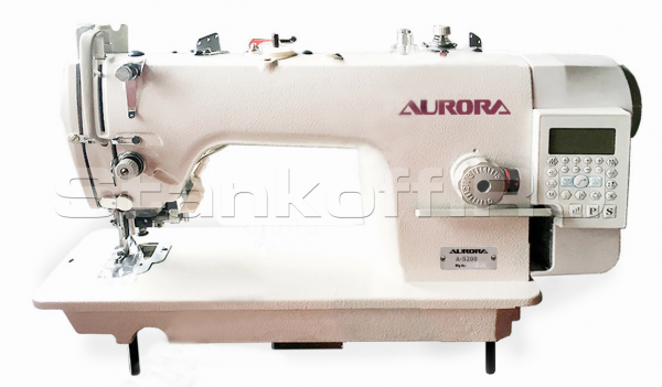 Прямострочная швейная машина с ножом обрезки края материала Aurora A-5200-D3