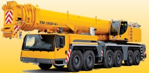 Автокран Liebherr LTM-1350-6.1. Грузоподъемность: 350 тонн