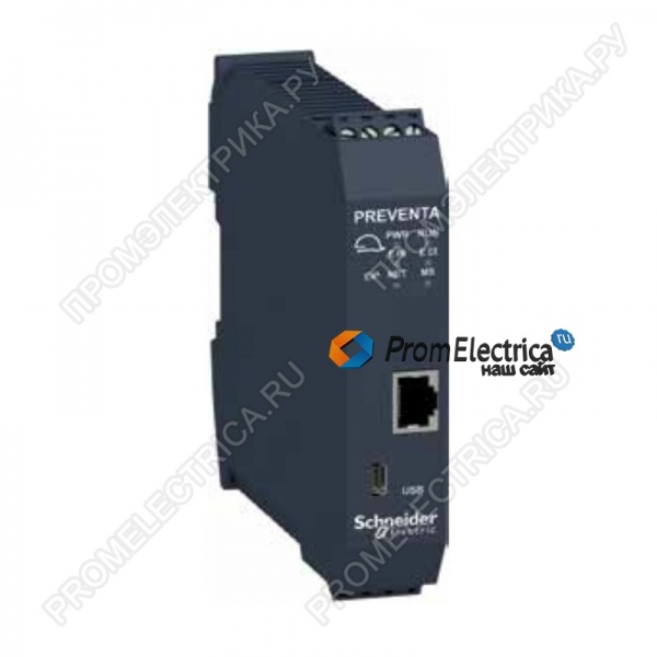 XPSMCMCO0000EI Модульный защитный контроллер, Ethernet IP, 1 x RJ 45 (вход/выход) Schneider Electric