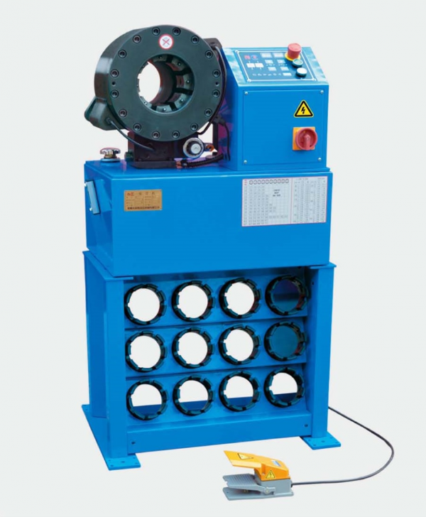 Обжимной прес для гидравлических шлангов с функцией окорки купить в ...