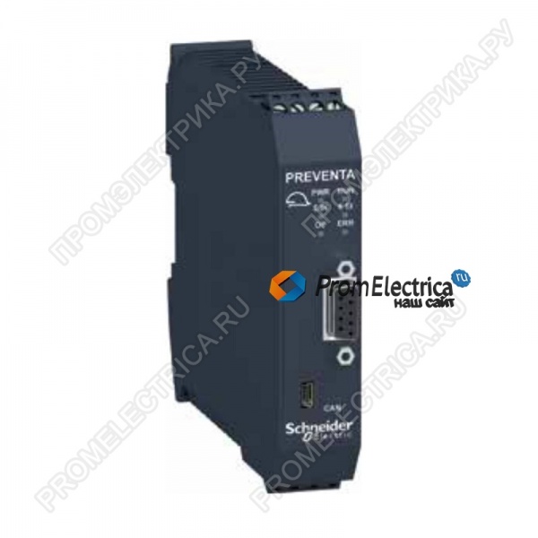 XPSMCMCO0000CO Модульный защитный контроллер, CANopen, SUB-D 9-контактный (охватывающий) Schneider Electric
