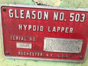 Станок зубопритирочный gleason 503 L503H (Глиссон)