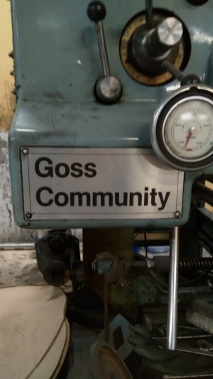 Рулонная книжно-газетная офсетная печатная машина Goss Community с длиной рубки 546 мм