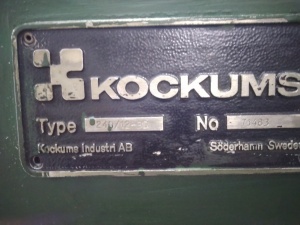 Фрезерно-брусующий станок kockums/söderhamn eriksson 240-12