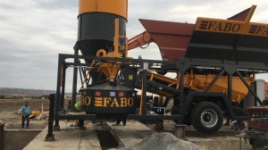 мобильный бетонный завод FABO Minimix 30