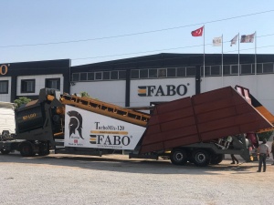 мобильный бетонный завод FABO TURBOMIX 150