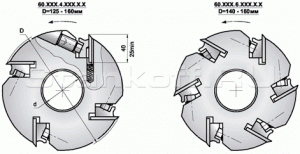 Фреза фуговальная Иберус F60.170.Z.125.0.0