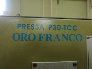 Пресс гидравлический ORO FRANCO PI 30-TCC